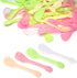 400pcs Multi-Color 4" Plastic Mini Dessert Taster Spoons, Disposable Ice Cream Spoons for Food Trucks, Parties, Events