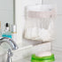 DOITOOL 2PCS Kitchen Trash Bag Holder, Suction Cup Sink Trash Bag Holder Rack for Kitchen, Grey