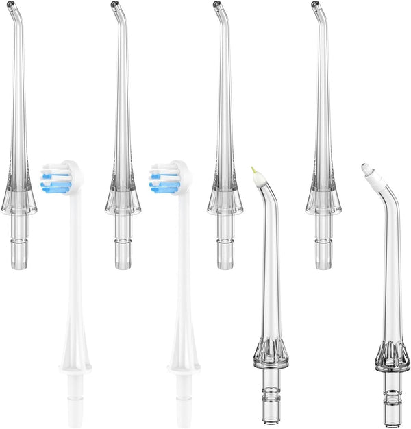 Replacement Tips for Water Flosser, Classic Jet Tips Replacement Parts, 8 Counts