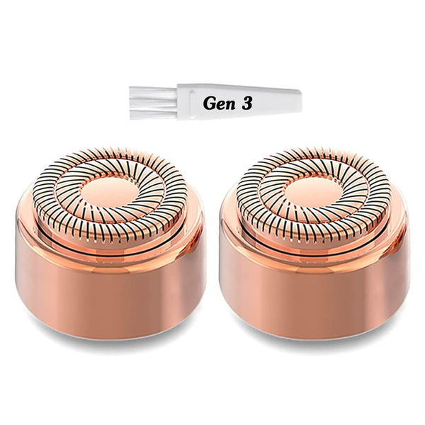 Replacement Heads for Flawless Facial Hair Remover, Generation 3 Blades for Women, 2 Pack