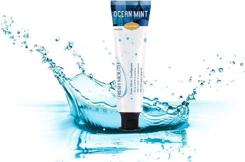 FRESH MOUTH Nano Silver Toothpaste, Ocean Mint, 65g