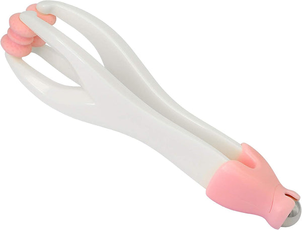 SinLoon 2-in-1 Finger Massager Handheld Steel Ball Run Tool for Blood Circulation and Stress Relief (Pink)