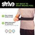 Strive Back Ice Pack Wrap, Hot & Cold Therapy Wrap for Soothing Relief and Support, Adjustable Compression for Comfortable Healing, Perfect for Back Pain and Muscle Recovery, Black