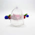 50 Pcs 5x7 inch Gift Wrap Bags, Organza Sheer Clear Tulle Fabric, White Drawstring Sachet for Party Favors