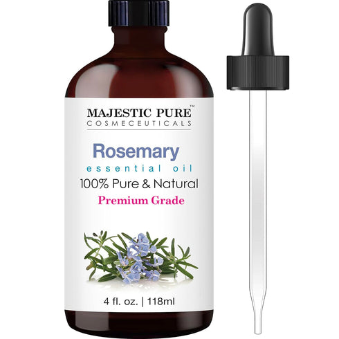 MAJESTIC PURE Rosemary Essential Oil, 100% Pure and Natural, Premium Grade for Hair Care and Aromatherapy