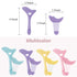Eyeliner Stencils 4Pcs Reusable Silicone Eyeliner Aid, Mascara Shield, Eyelash Eyeshadow Lipstick Applicator Guide Tool
