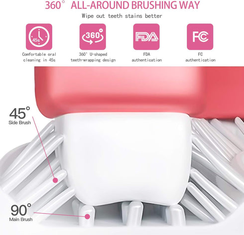 Kids Portable Waterproof Sonic Electric Toothbrush