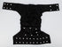 Sigzagor Teen Adult Cloth Diaper Nappy Reusable Washable for Disability Men (Black)
