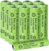 Pack of 12 AA 2000mAh Rechargeable Batteries, High Capacity Precharged 1.2V Ni-MH for Household Devices