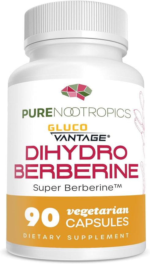 Dihydroberberine (GlucoVantage) 100 mg - 90 Capsules, Super Berberine Supplement