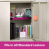 LockerMate Adjust-A-Shelf Locker Shelf, Extends to Fit Your Locker, Easy to Use, Perfect for School, Office, Gym, Pink,