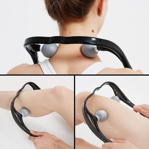 Deep Tissue Neck Massager for Pain Relief, Shiatsu Shoulder Massager for Neck, Shoulders, Leg