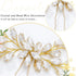 Unicra Bride Wedding Crystal Hair Pins - Bridal Hair Accessories for Women (Gold, Pack of 1)