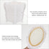 Luxshiny Vintage Handheld Mirror and Hair Brush Set, Includes Rat Tail Comb and Makeup Kits