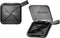 1 Pack Grey Pill Organizer with Strap, 4 Compartments, Portable Moistureproof Travel Pill Box for Vitamins