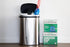 Tall Kitchen Recycling Trash Bags, 13 Gallon, Leakproof, Super Strong, Unscented, 200 Count