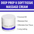 Rolyan 15 Deep Prep II Cream, Professional Massage Cream with Coconut Oil, Beeswax-Free, Long Lasting Creme with Waxy