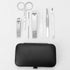 Manicure Set Nail Clippers Pedicure Kit,7 In 1 Pieces Stainless Steel Manicure Kit,Personal Care Manicure Pedicure Set,Christmas Gift Patient Nail Care Tools Luxurious Travel Case Sliver