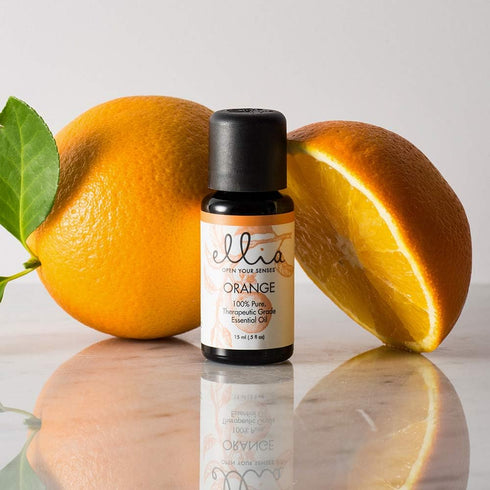 15ml Ellia Orange Essential Oil Diffuser | 100% Pure, Therapeutic Grade
