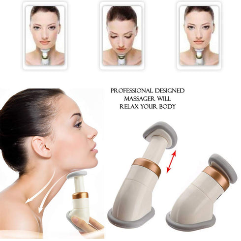 Neck Toning System - Portable Neck Workout Device with Gua Sha for Double Chin & Jawline