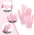 Sibba Silicone Moisturizing Gloves - 2 Pairs Spa Gel Hydrating Gloves for Women's Hand Care, Aloe Lotion Anti-Slip