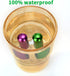 Small Portable Pill Case with Keychain, 10 Pack Waterproof Aluminum Organizer for Outdoor Camping Travel