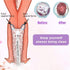 Kueysing 100% 300 ml 2 Nozzle Recommended (300ml) Reusable Vaginal Cleansing System Excellent Vaginal Cleanser Female