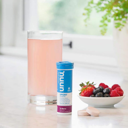 Nuun Active: Tri-Berry Electrolyte Enhanced Drink Tablets, 6-Pack of 10 Tablets