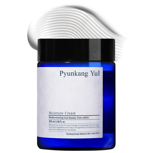 Pyunkang Yul Moisture Cream - Korean Face Cream for Dry and Combination Skin, 3.4 Fl oz