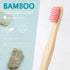 24 Pcs Kids Bamboo Toothbrushes, Soft Bristles BPA Free Wooden Handles for Toddler Oral Dental Care
