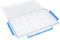 Travel Containers for Toiletries Divided Medicine Box Portable Plastic Case Necklace Storage