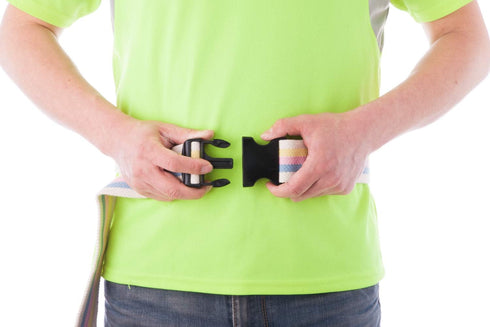 COW&COW 72 Inch Gait Belt, Transfer and Walking Assistance with Quick Release Buckle (Pastel Stripe)