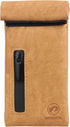 FIREDOG Smell Proof Bags, PU Leather Odor Proof Pouch for Small Travel Storage, 3"x6" (Brown)