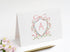 Personalized Baby Shower Thank You Cards - Pink Watercolor Monogram