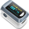Fingertip Pulse Oximeter, Blood Oxygen Saturation Monitor, Heart Rate and Fast SpO2 Reading with OLED Screen and Lanyard