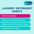 Dr. Beckmann MAGIC LEAVES Laundry Detergent Sheets, NON-BIO, 25 Sheets