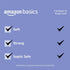 Amazon Basics 2-Ply Toilet Paper, 6 Rolls = 24 Regular Rolls, 350 Sheets, Unscented