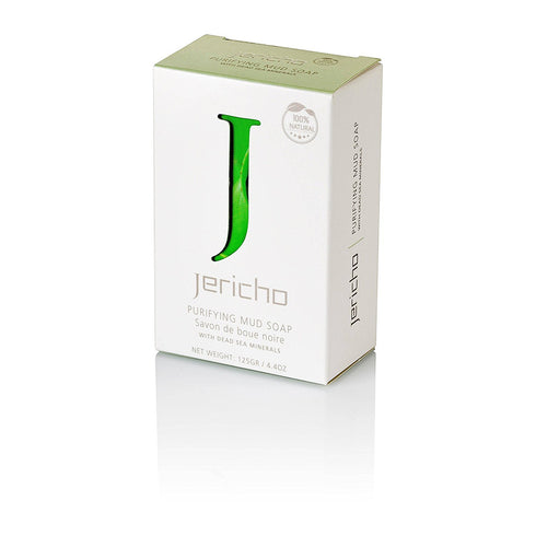 Jericho Dead Sea Mud Soap Bar, Mineral-Rich Cleanser for Oily, Combination, and Acne-Prone Skin