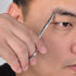 Professional Stainless Steel Facial Hair Scissors & Tweezers Set for Men, Moustache, Beard, Eyebrows