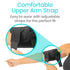 Vive Bicep Brace Compression Sleeve - Tendonitis Upper Arm Support Brace for Pain Relief, Comfortable & Adjustable