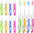 EasyHonor Travel Toothbrush Bulk, Folding Toothbrush with Medium Soft Bristles, for Hiking, Camping, Traveling, School
