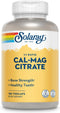 Solaray Calcium Magnesium Citrate 1:1 Ratio, Healthy Bones, Teeth, Muscle & Nervous System Support (30 Serv, 180