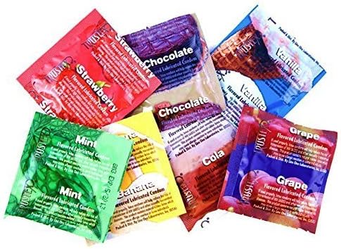 Trustex Assorted Flavors Variety Pack 48 Condoms : Flavors Such As Vanilla,