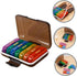 LRXIYODE 7-Day Weekly Pill Organizer Medicine Case with Color-Coded Compartments, Small Portable Travel Pill Box
