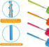4 Pcs Washable Microfiber Feather Duster - Extendable Pole and Bendable Head for Cleaning