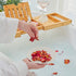 Spa Gifts for Women, 6Pcs Rose Spa Set with Essential Oil, Bath Salt, Soap, Natural Petals - Mothers Day Gift