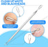 Teenitor Pimple Extractor Tool, Surgical Grade Blackhead Comedone Removal 2-in-1 Popper Tool for Face Nose