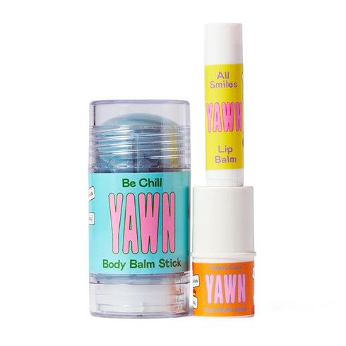 Makeup & Skincare for Kids Backpack Essentials Kit | Made in the USA | Tinted Lip Balm and Face Multi-Stick, and Universal Body Balm Stick | Non-Toxic, Gentle Ingredeints | For Kids 3+