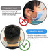 Mask Strap Extender - Anti-Tightening Mask Holder Hook, 8PCS Black