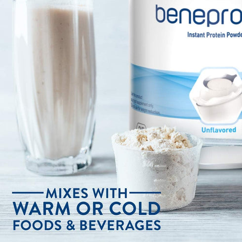 Beneprotein Instant Protein Powder Packets, Unflavored, 0.25 OZ, Pack of 12